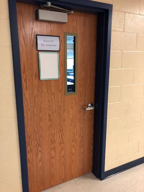 classroom door