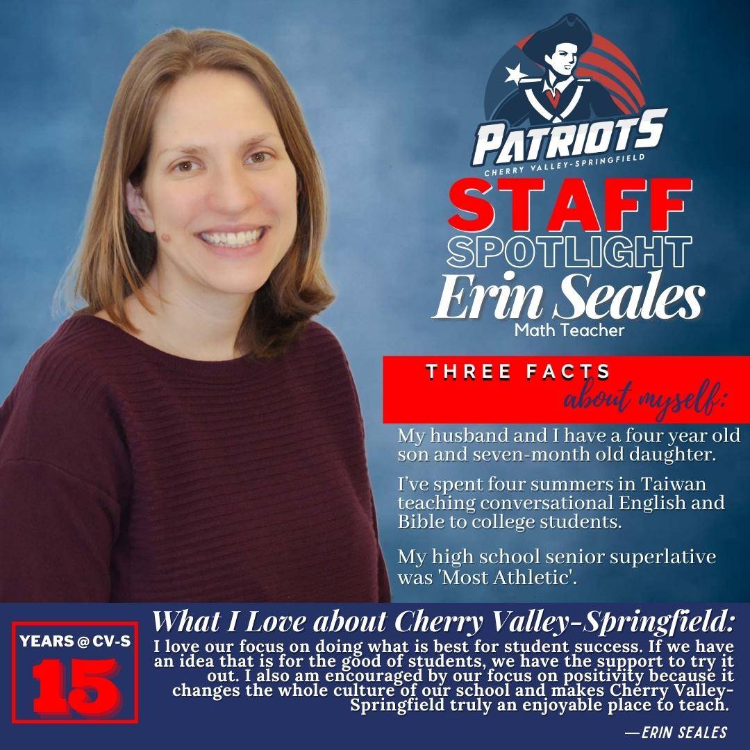 Staff Spotlight: Erin Seales