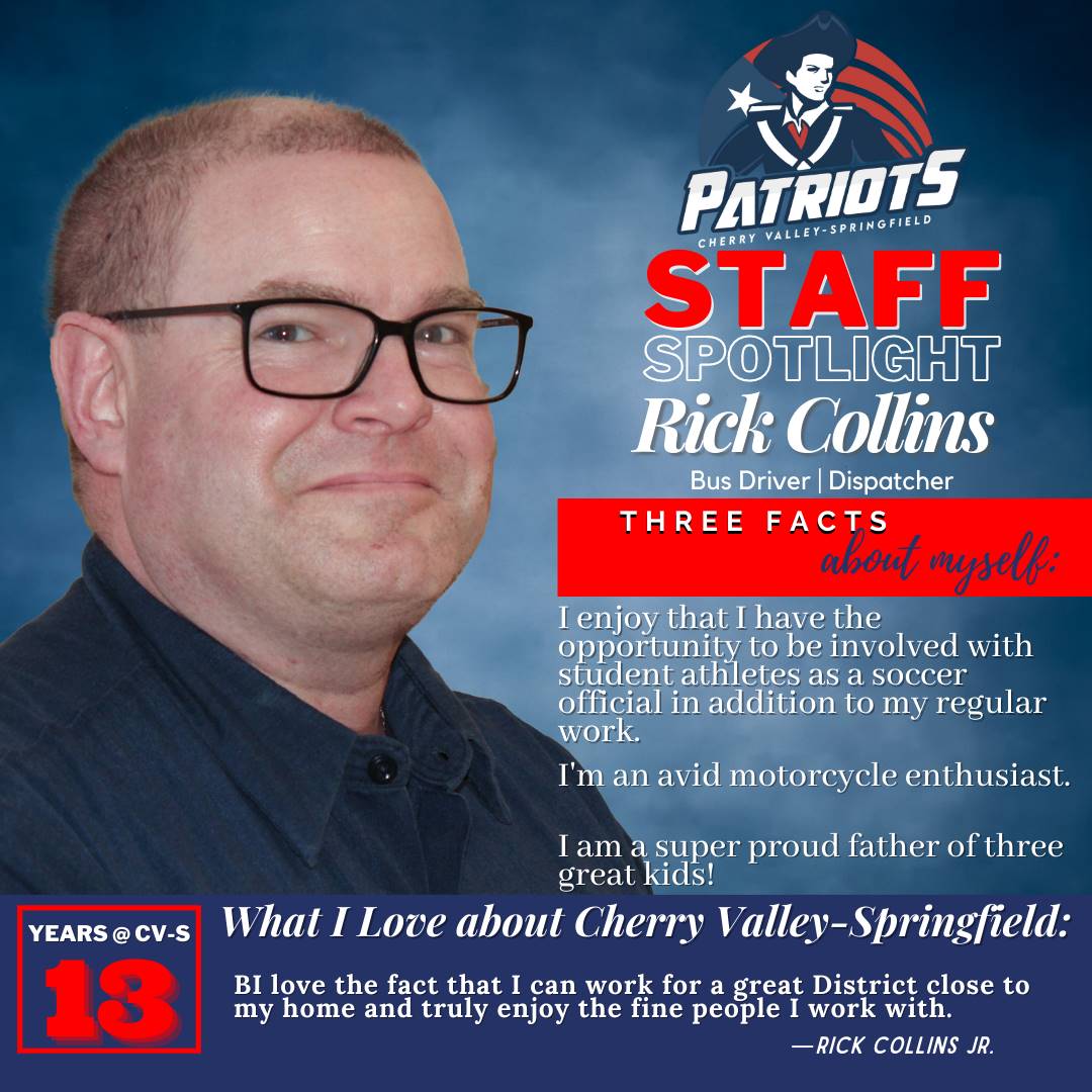 Staff Spotlight: Rick Collins Jr.