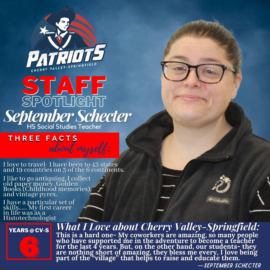 Staff Spotlight: September Schecter