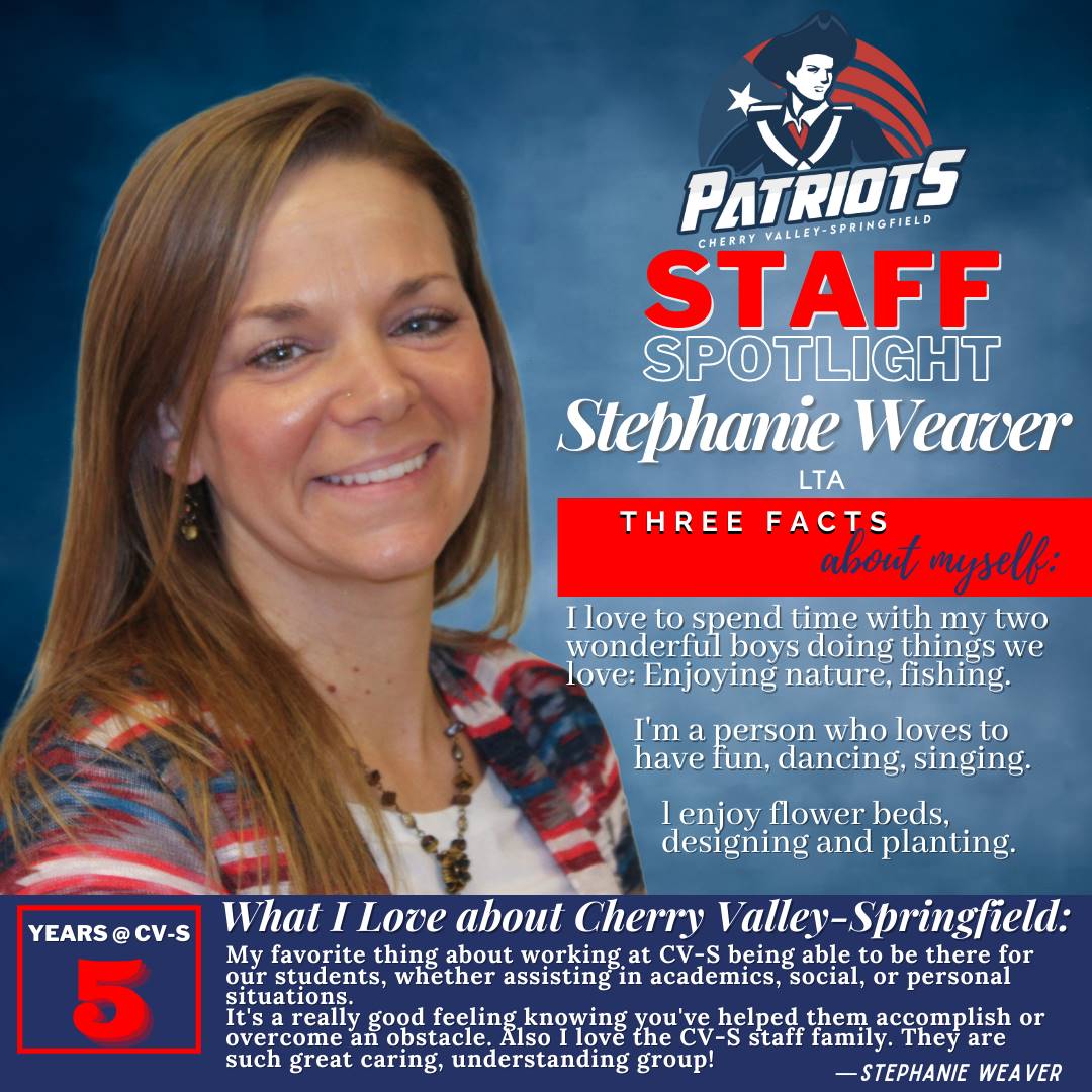 Staff Spotlight: Stephanie Weaver