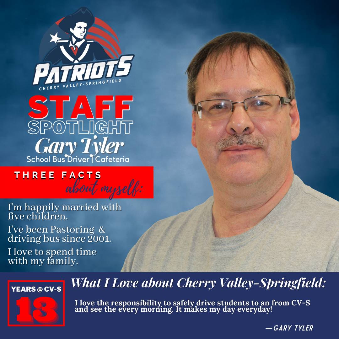 Staff Spotlight: Gary Tyler