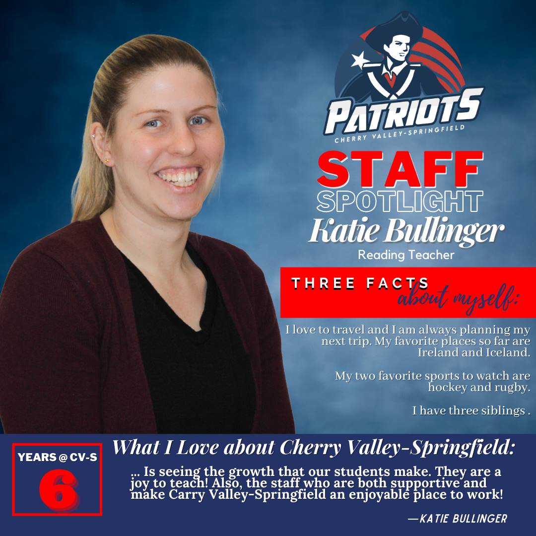 Staff Spotlight: Katie Bullinger