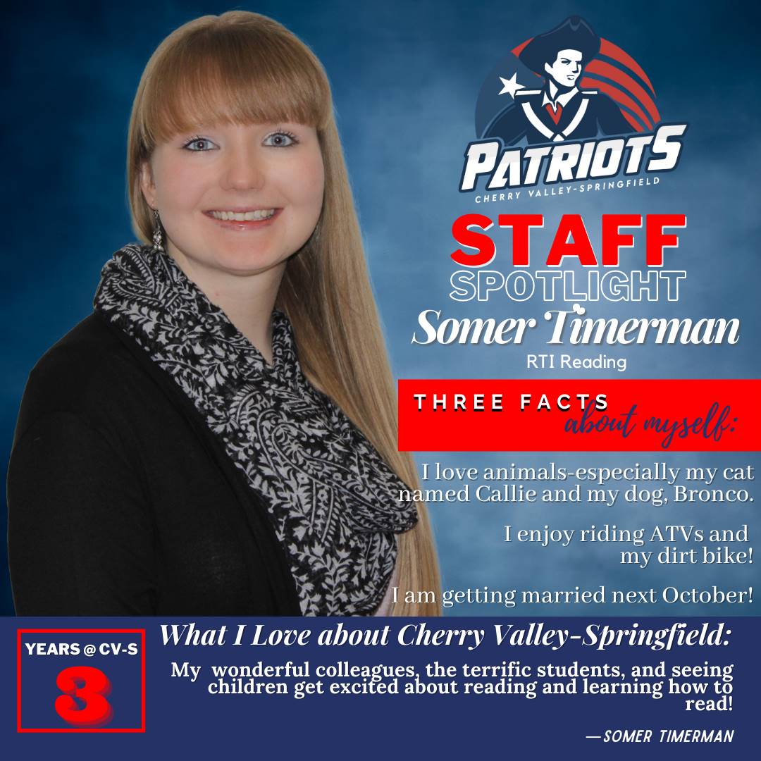 Staff Spotlight: Somer Timerman