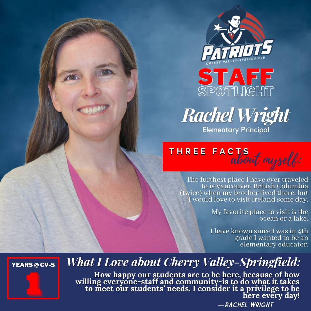 Staff Spotlight: Rachel Wright