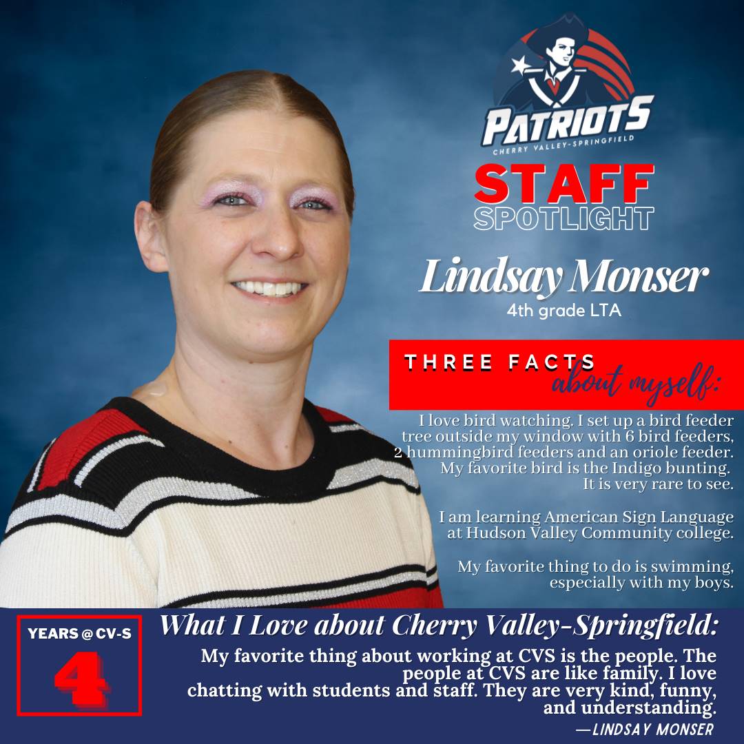 Staff Spotlight: Lindsay Monser