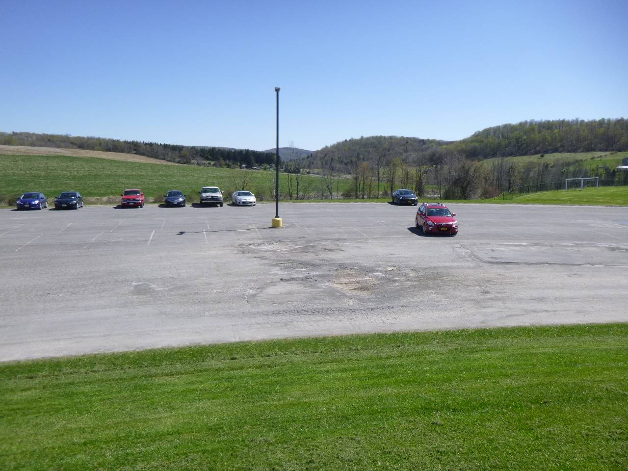 South parking lot