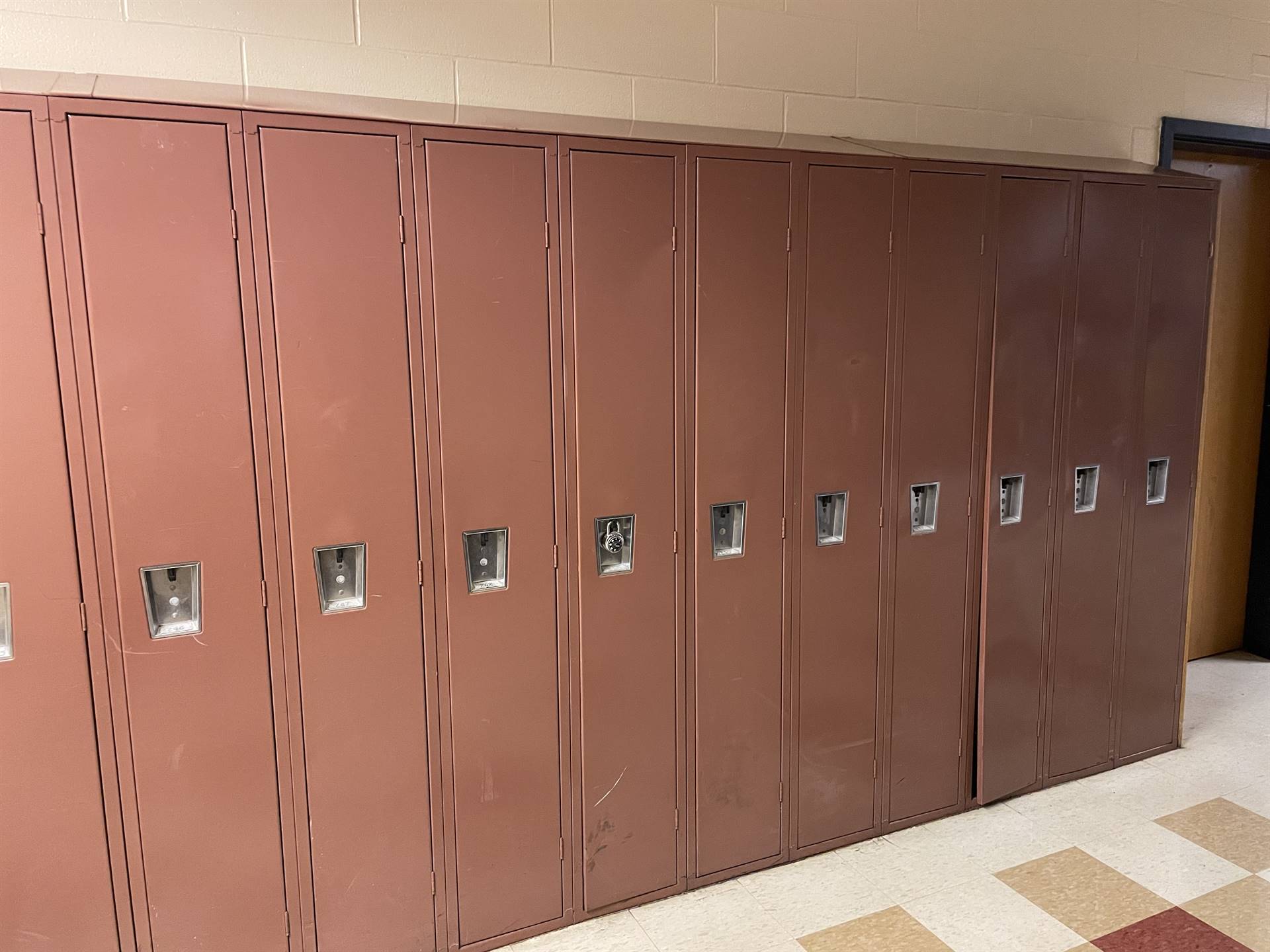 High School lockers