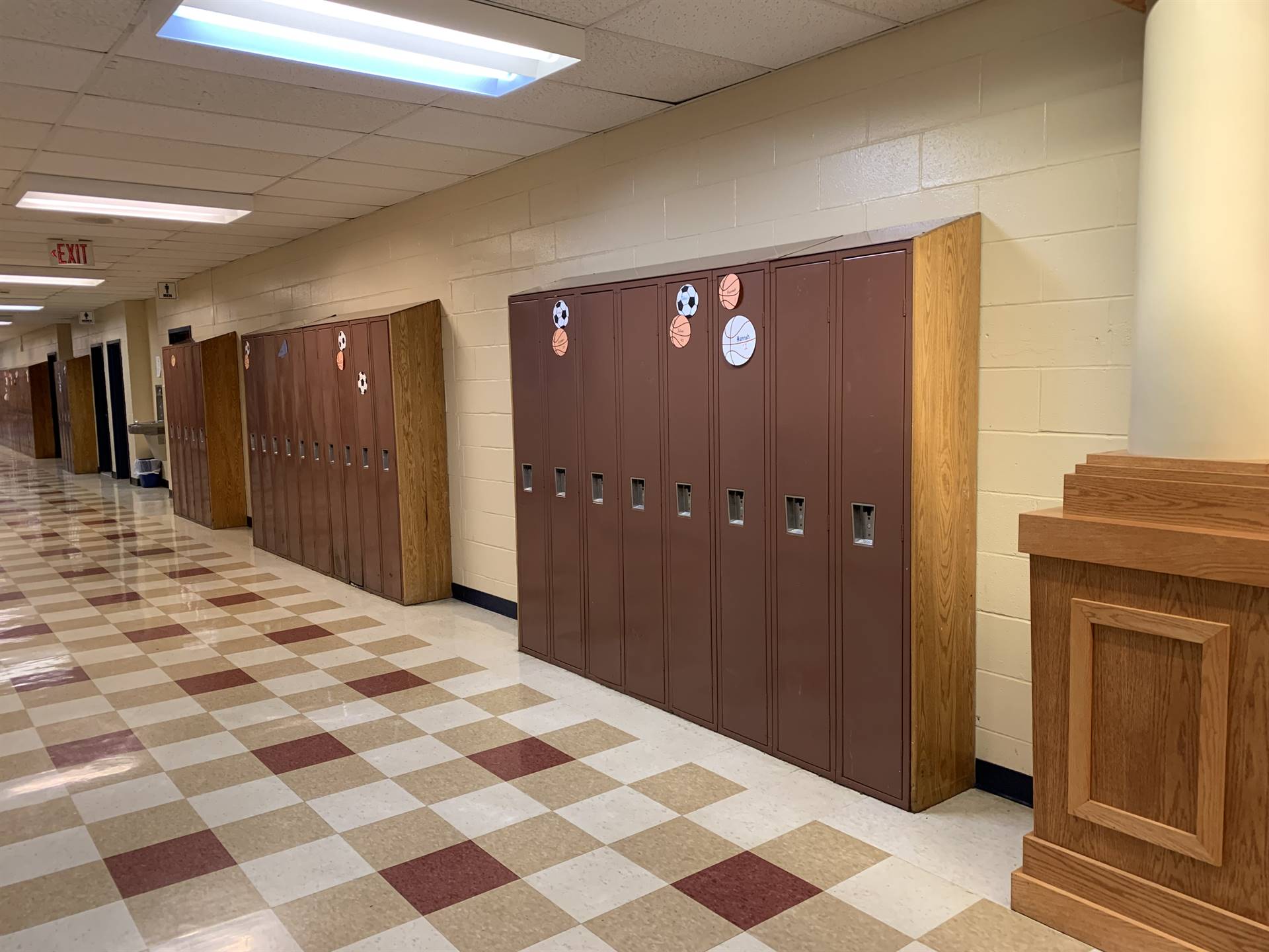 High School lockers