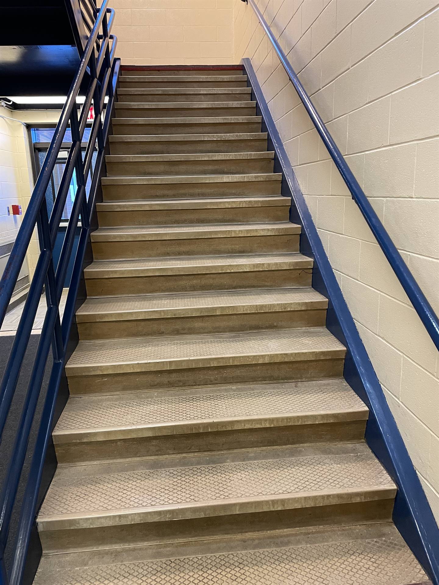 Elementary stairs - near playground exit